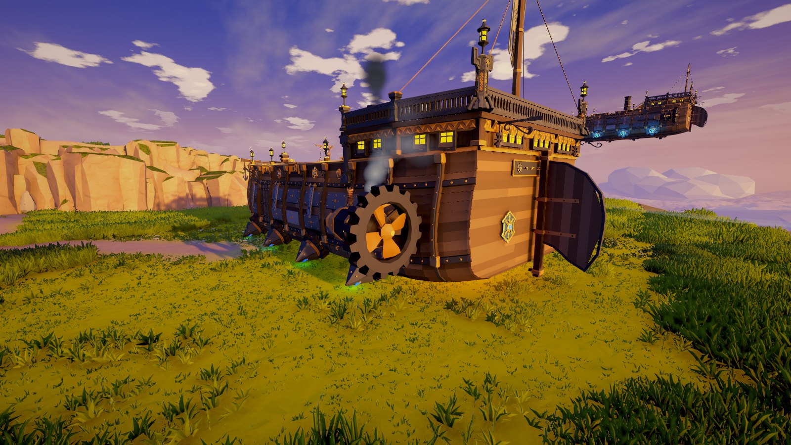 Skyhoard screenshot: the stern